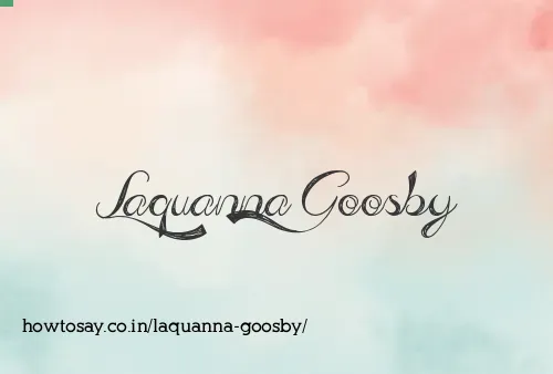 Laquanna Goosby