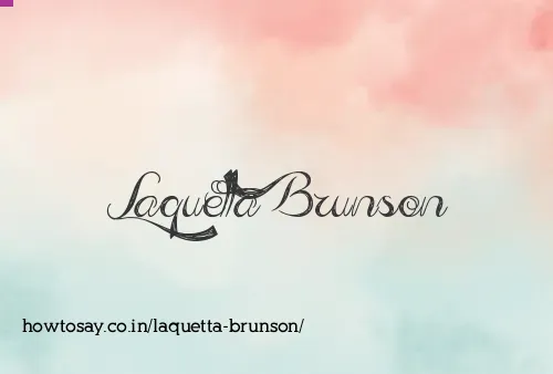 Laquetta Brunson