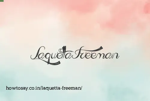 Laquetta Freeman