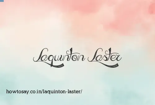Laquinton Laster