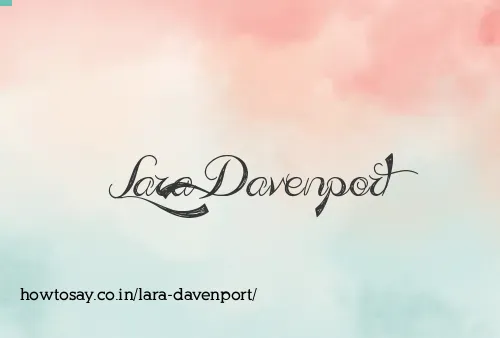 Lara Davenport