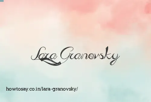 Lara Granovsky