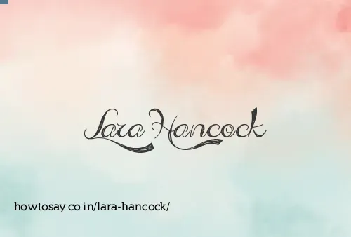 Lara Hancock
