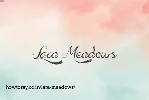 Lara Meadows