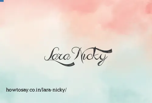 Lara Nicky