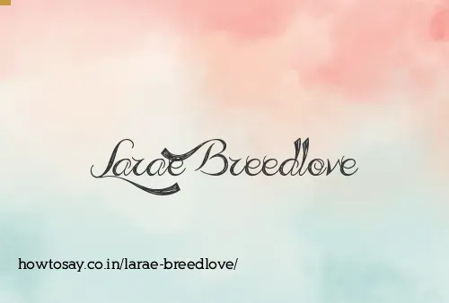 Larae Breedlove