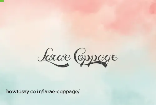 Larae Coppage