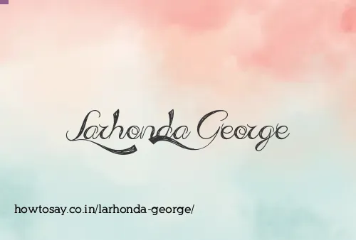 Larhonda George