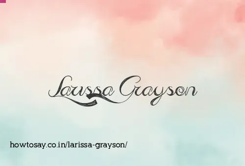 Larissa Grayson