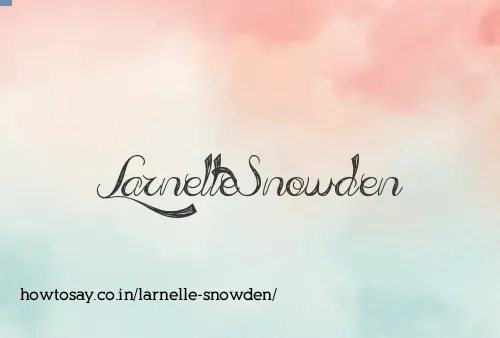 Larnelle Snowden