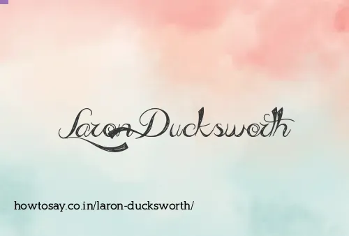 Laron Ducksworth