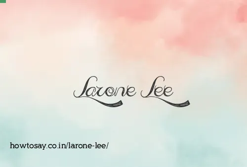 Larone Lee