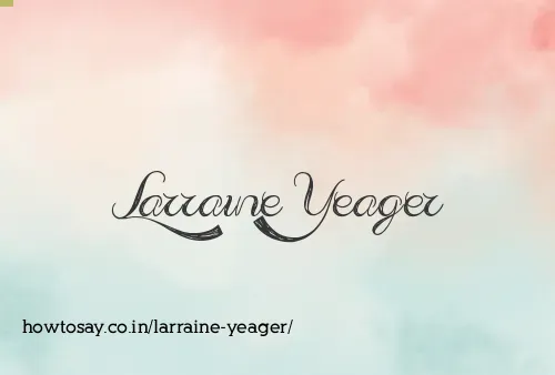Larraine Yeager
