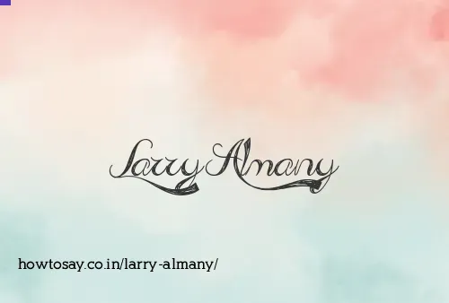 Larry Almany