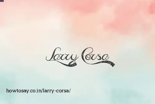 Larry Corsa