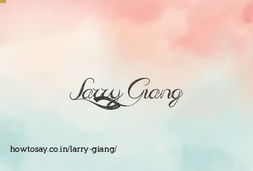 Larry Giang