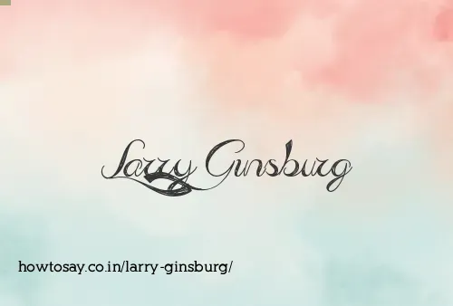 Larry Ginsburg