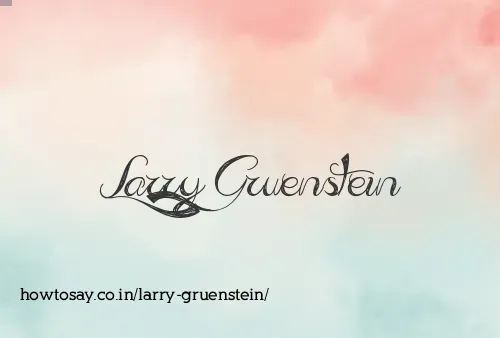 Larry Gruenstein
