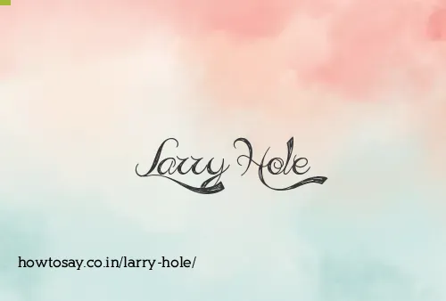 Larry Hole