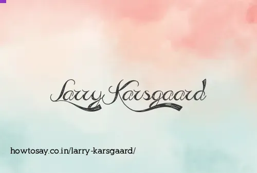 Larry Karsgaard
