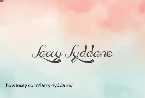 Larry Lyddane