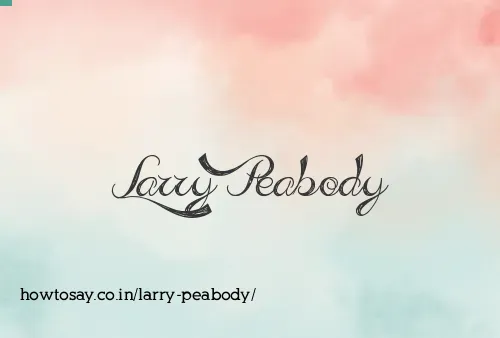 Larry Peabody