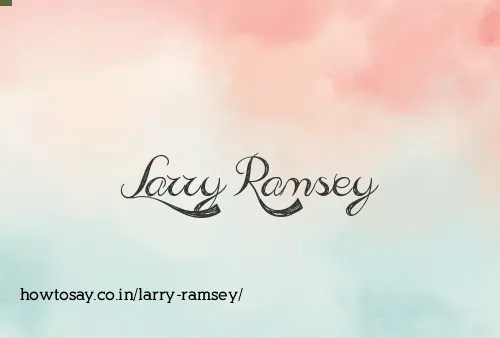 Larry Ramsey