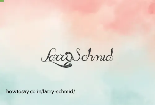 Larry Schmid