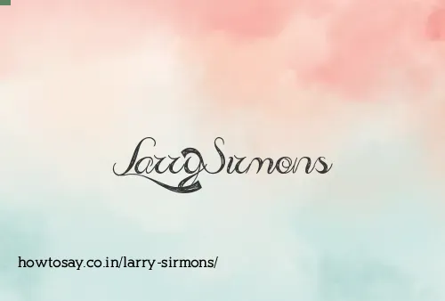 Larry Sirmons
