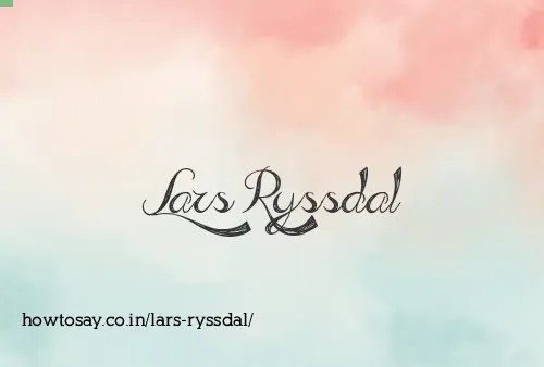 Lars Ryssdal