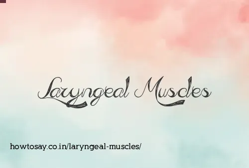 Laryngeal Muscles