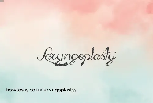Laryngoplasty