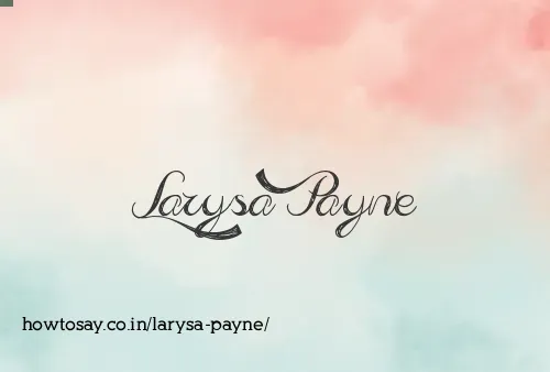 Larysa Payne