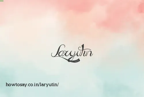 Laryutin