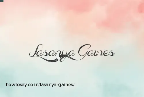 Lasanya Gaines