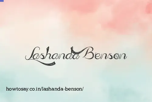 Lashanda Benson