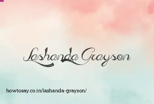 Lashanda Grayson