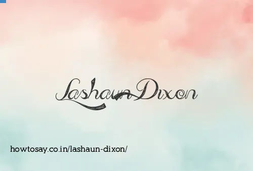 Lashaun Dixon