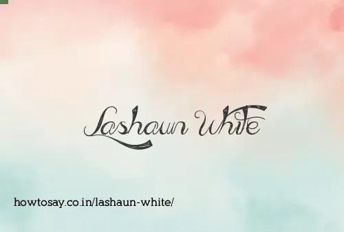 Lashaun White