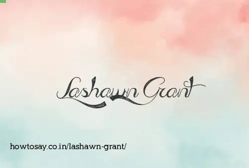Lashawn Grant