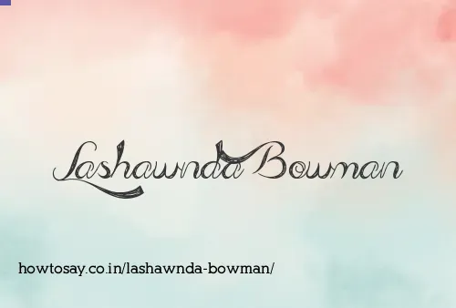 Lashawnda Bowman