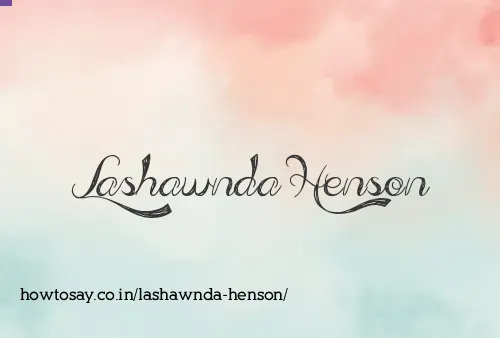Lashawnda Henson