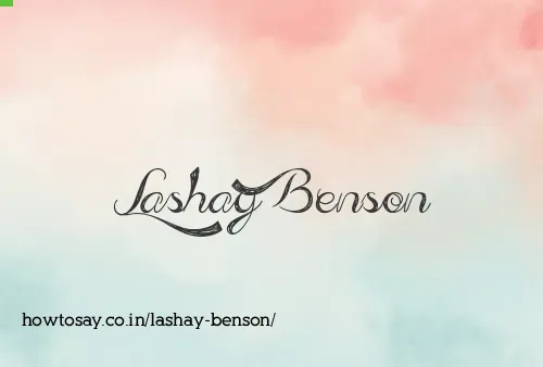 Lashay Benson