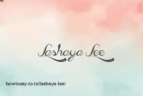Lashaya Lee