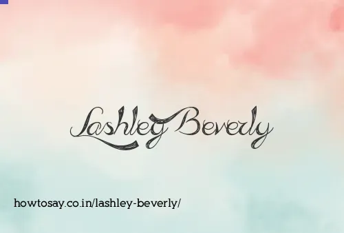 Lashley Beverly