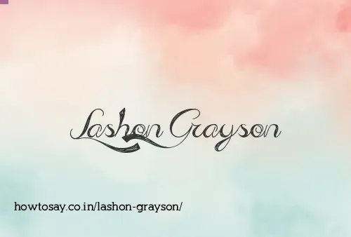 Lashon Grayson