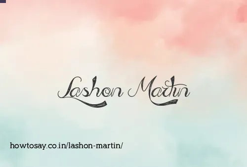 Lashon Martin
