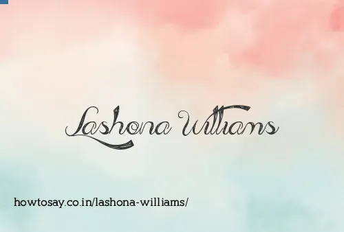 Lashona Williams