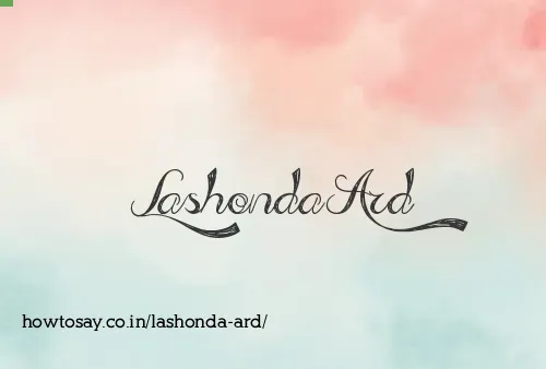Lashonda Ard