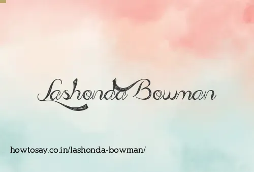 Lashonda Bowman